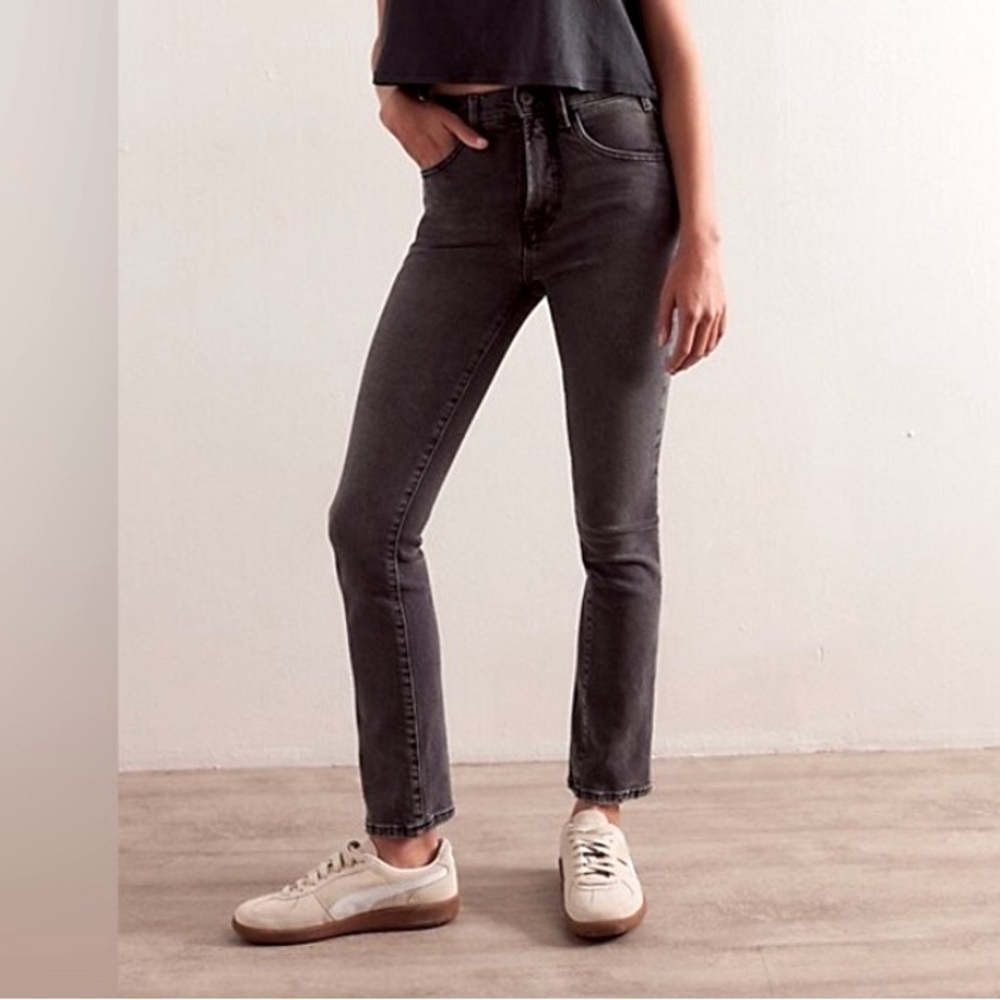 Free People We The Free Low Maintenance Mid-Rise Flare Jeans